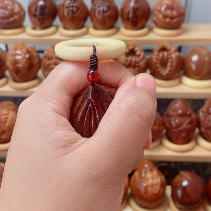 橄榄核吊坠巴西进口大橄榄五面