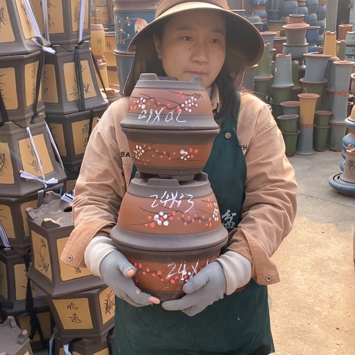 紫砂花盆紫砂花盆盆栽花卉苗木种植