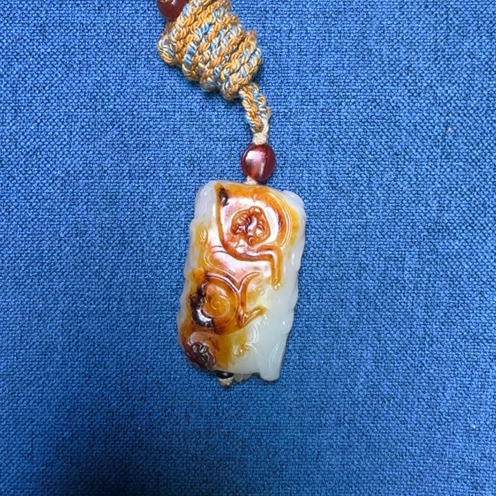 和田玉（糖玉）挂件未镶嵌顺**然