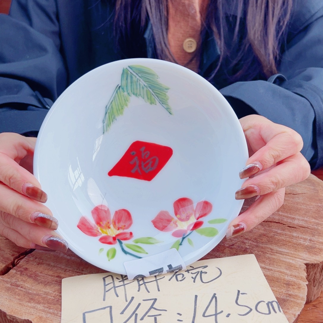 瓷片景德镇陶瓷手工手绘制作