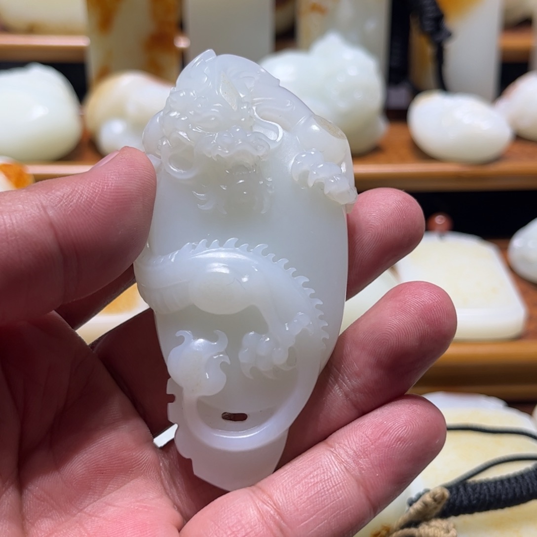 和田玉挂件未镶嵌沧*