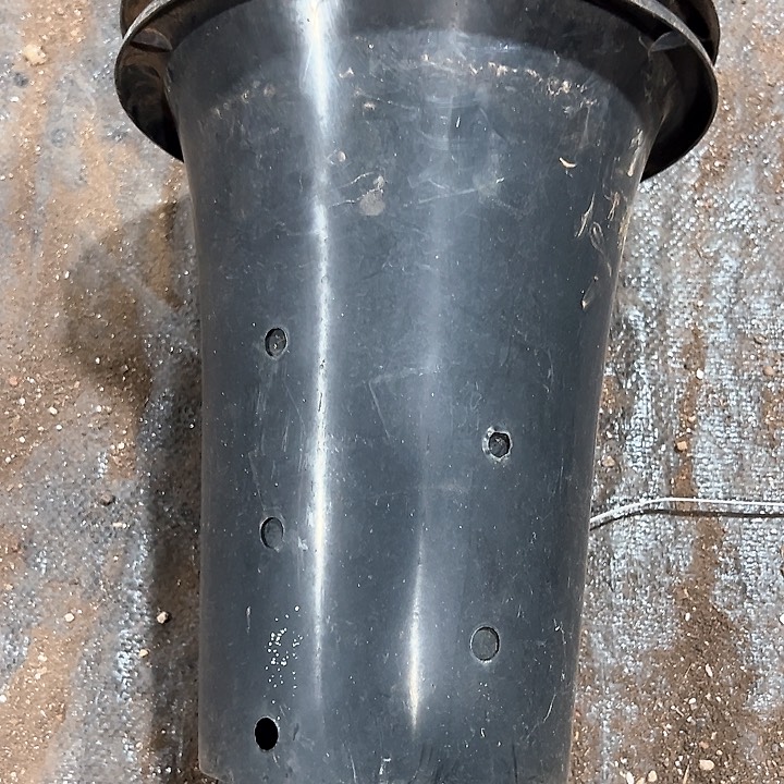 塑料口径24高度30兰花盆一组2个