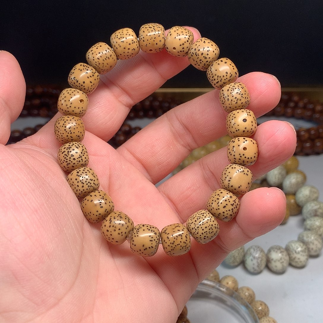 星月菩提吊坠陈化料青花11✖️10老形桶