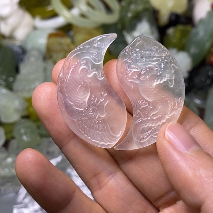 岫玉岫玉挂件未镶嵌
