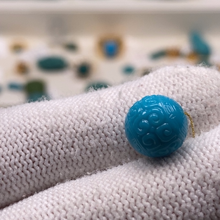 绿松石珠宝奇石未镶嵌