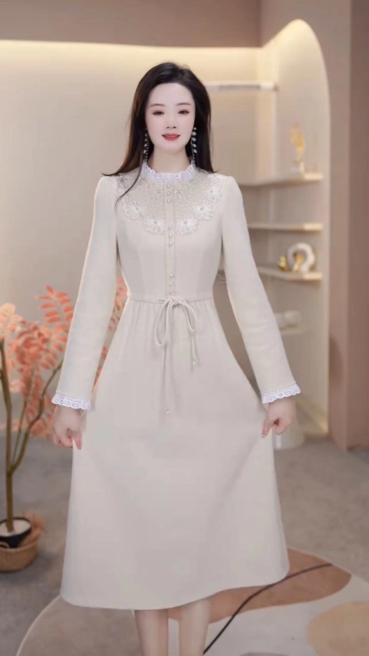 【玥欣服饰】X698 #   新款 2025 时尚  减龄  优雅 连衣裙