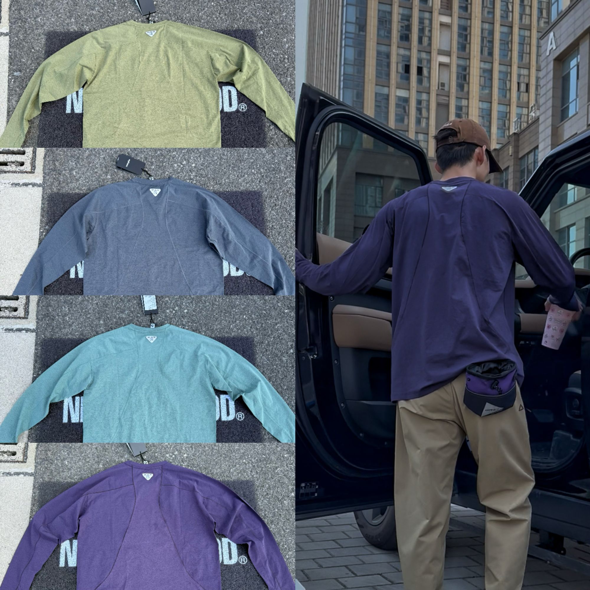 山系穿搭秋季新款情侣款速干长袖百搭通勤户外长袖上衣