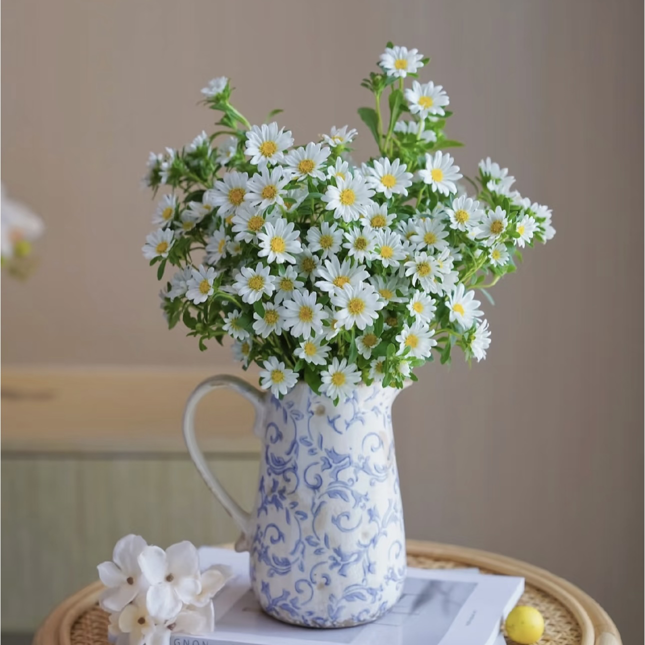 【杨鹏鲜花】白色迷你菊 清新可爱长花期  云南鲜花包邮