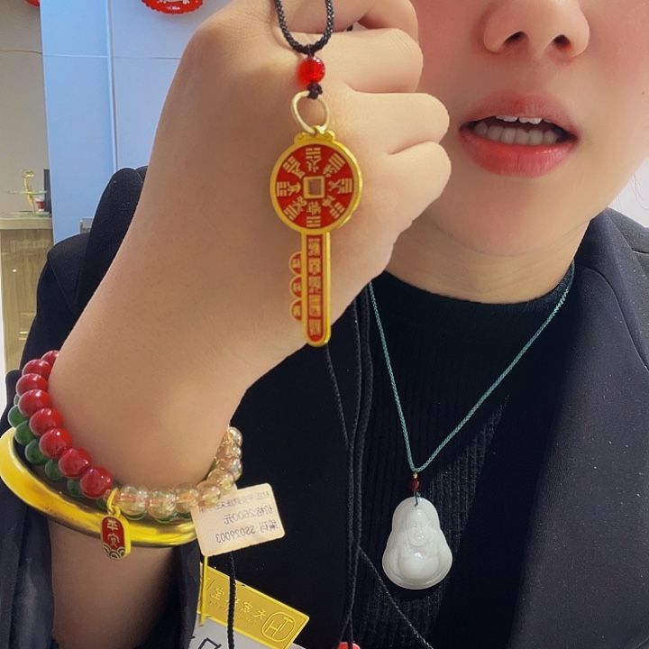 大理石磁石山鬼花钱222222222