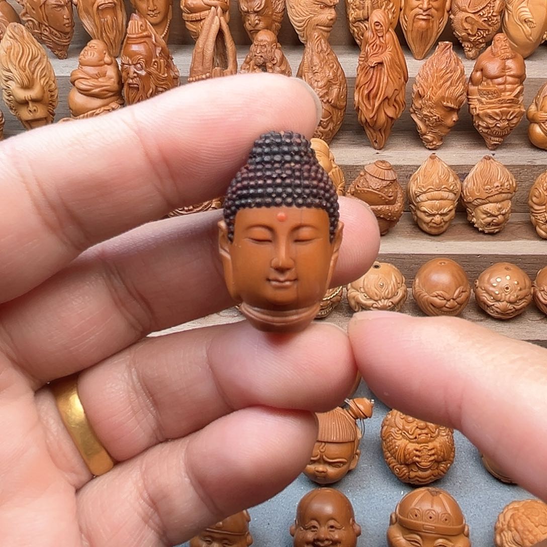 橄榄核吊坠20如来佛祖