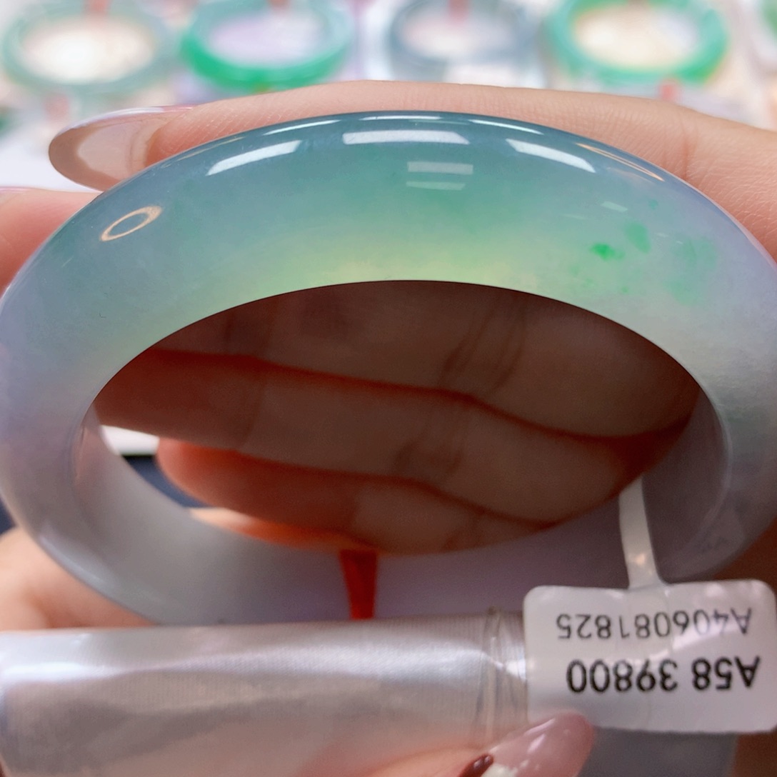 翡翠手镯未镶嵌（莫莫26）58正7号