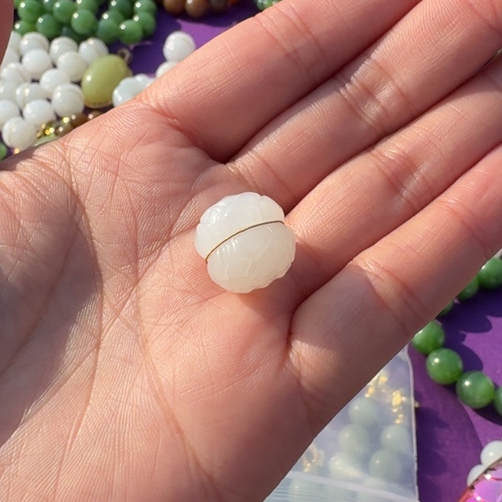 和田玉未镶嵌颈饰14.5梦姐