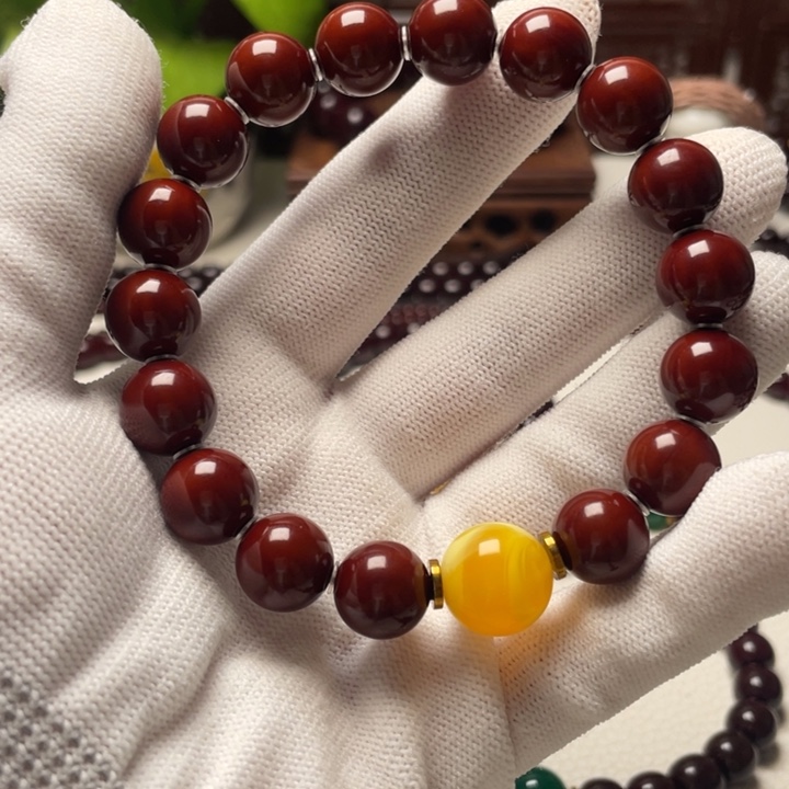 猴头核桃吊坠猴头光珠