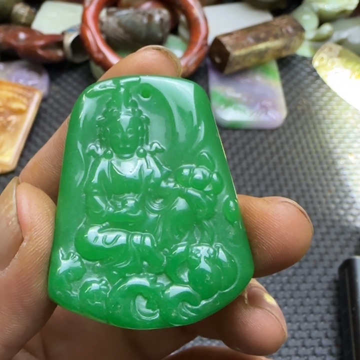 紫金钵盂菩提吊坠