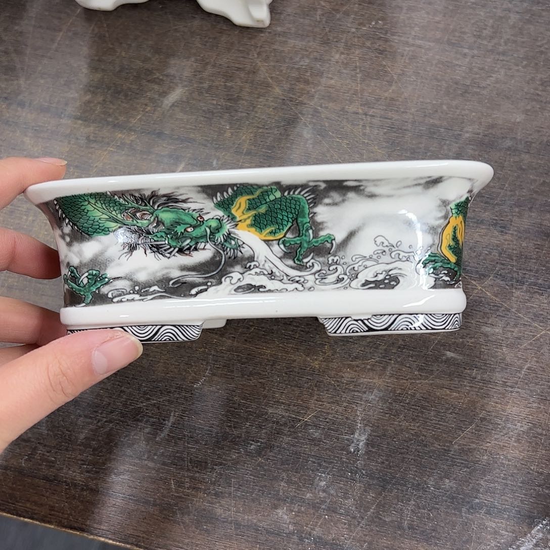 紫砂花盆335号瑕疵18/14/5.5cm