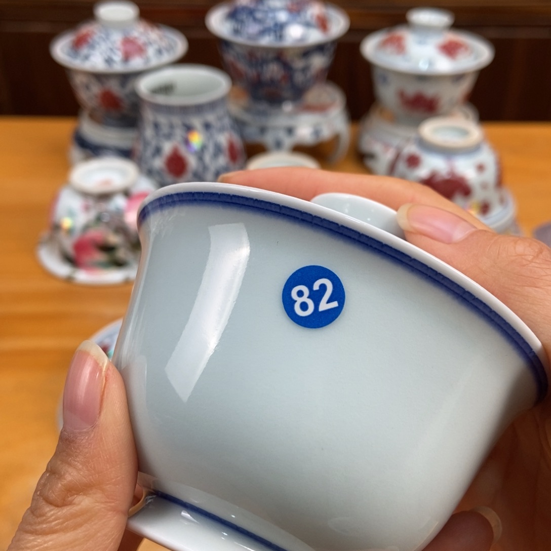 手绘现代茶具非古董