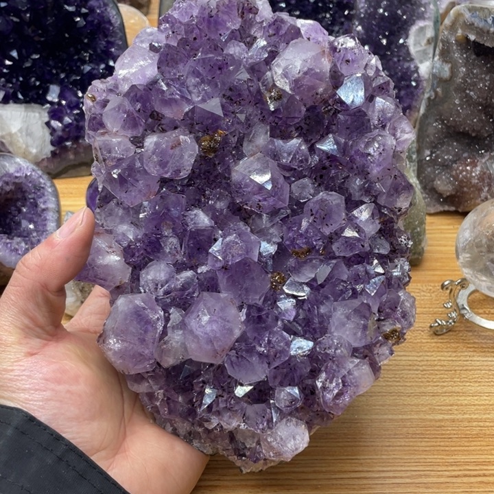 紫晶太晶摆件未镶嵌