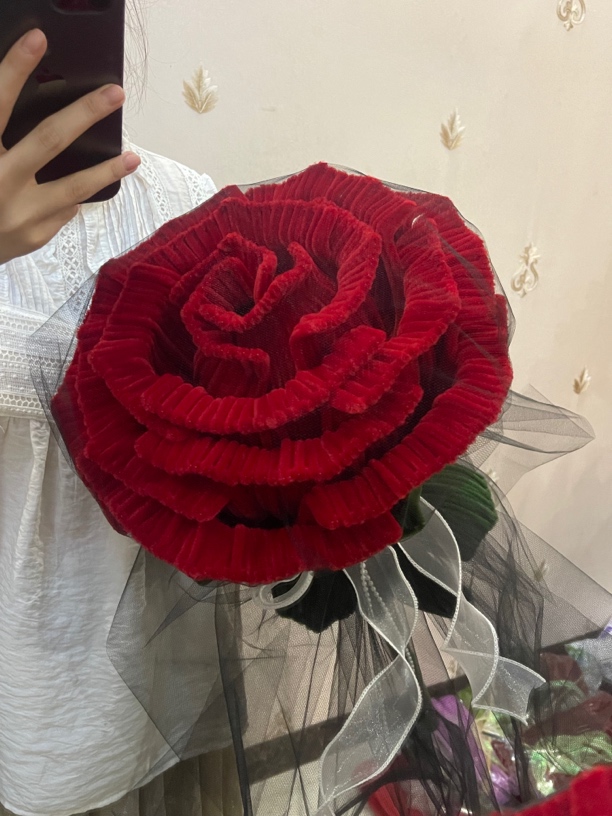一米二加大巨型玫瑰材料包闺蜜生日礼物新婚礼物中秋超大玫瑰花灯