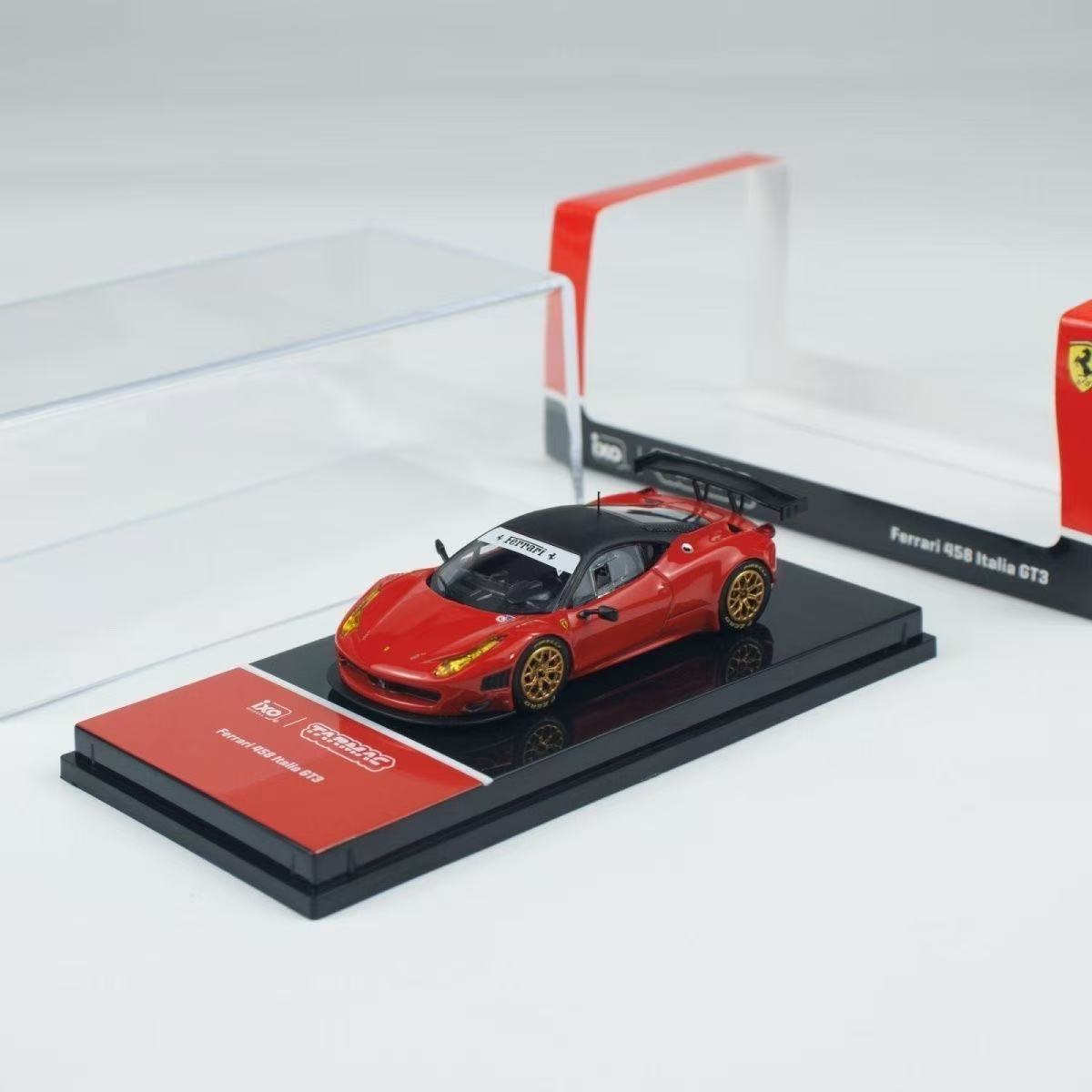 TW 1:64 法拉利 Ferrari 458 Italia GT3 Red 合金汽车模型