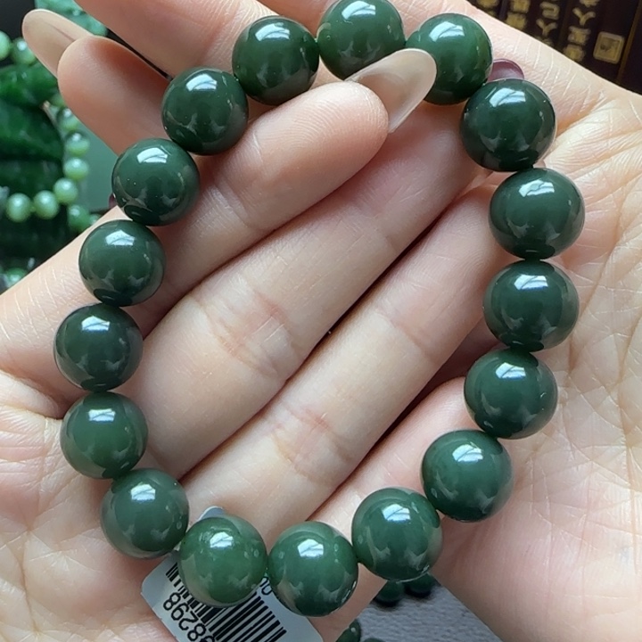和田玉（碧玉）手串未镶嵌