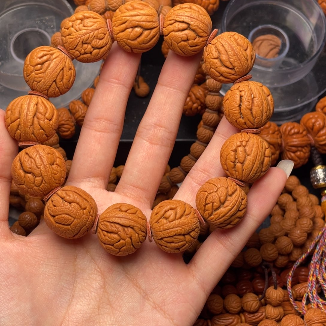 木质类秦岭核桃密纹龙珠