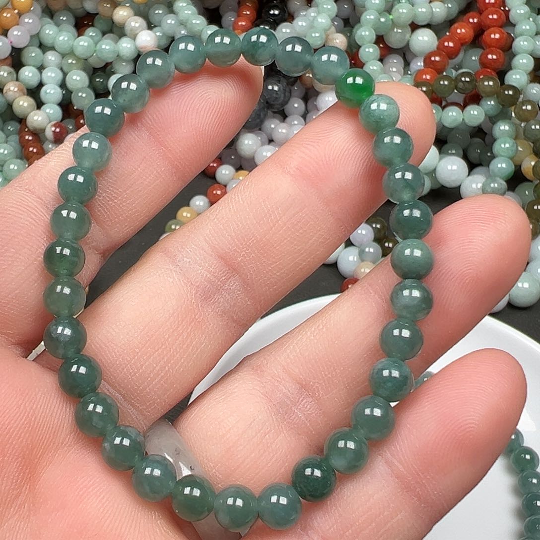 翡翠手链未镶嵌?***河货主老华