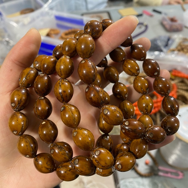 B574紫金鼠 单圈手串（桩型 尺寸 花色多样性，发货发其一）