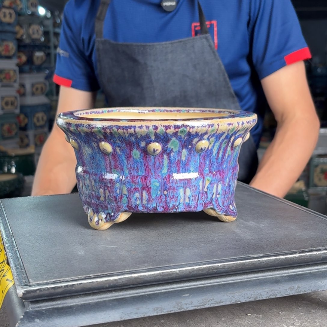 一风堂石湾花盆 内15*7