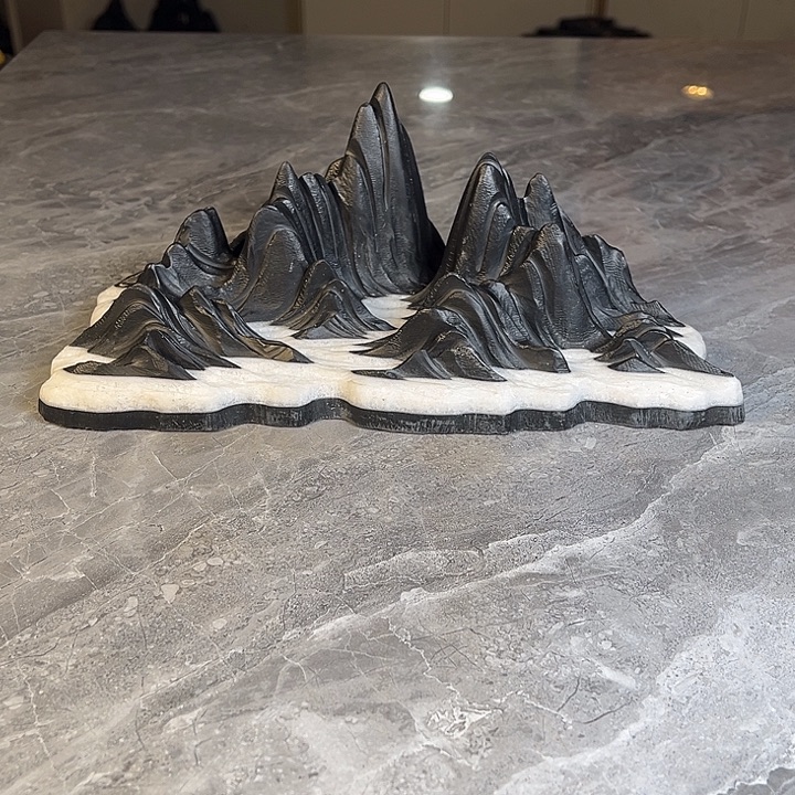 雷***城奇石茶宠鱼缸文房摆件 