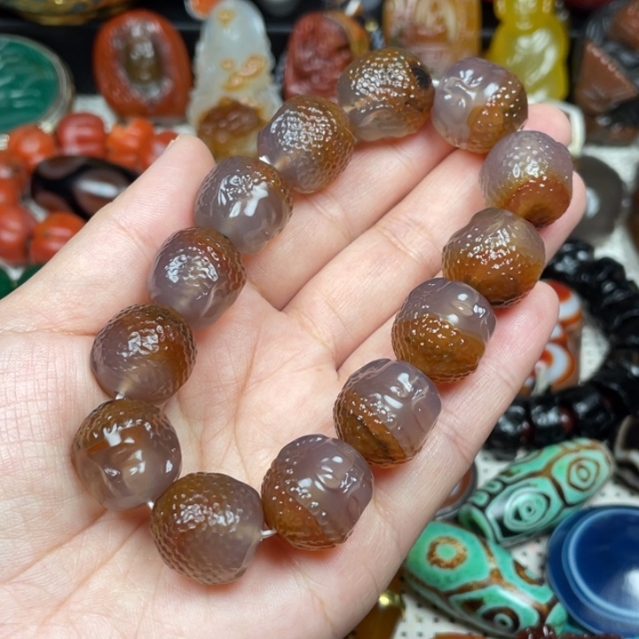玛瑙/玉髓未镶嵌颈饰