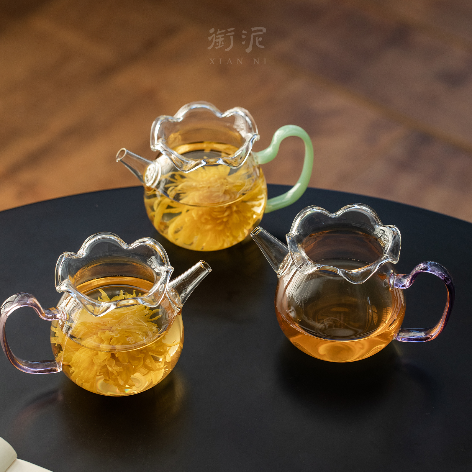 铃兰花公杯壶耐热分茶器