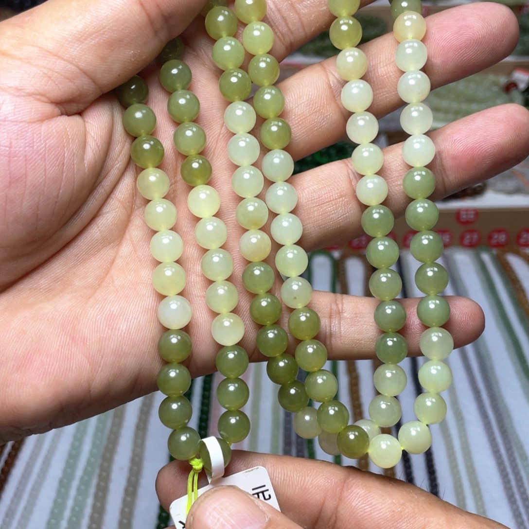 颈饰未镶嵌和田玉8mm