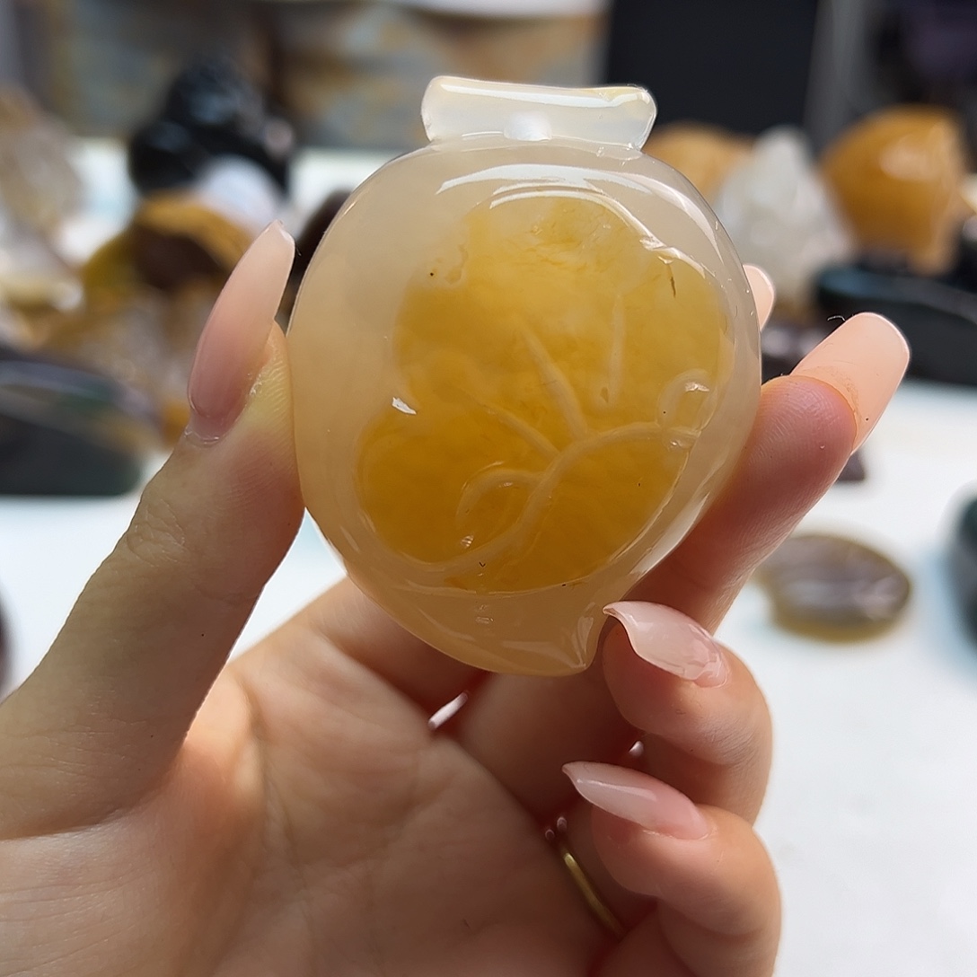 玛瑙/玉髓未镶嵌项链