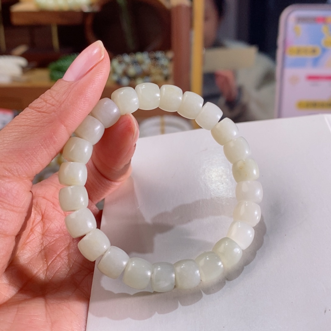 和田玉手串多样性拍一发一未镶嵌