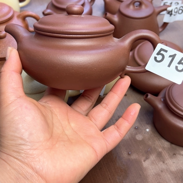 紫砂茶壶底槽清半手工370cc左右
