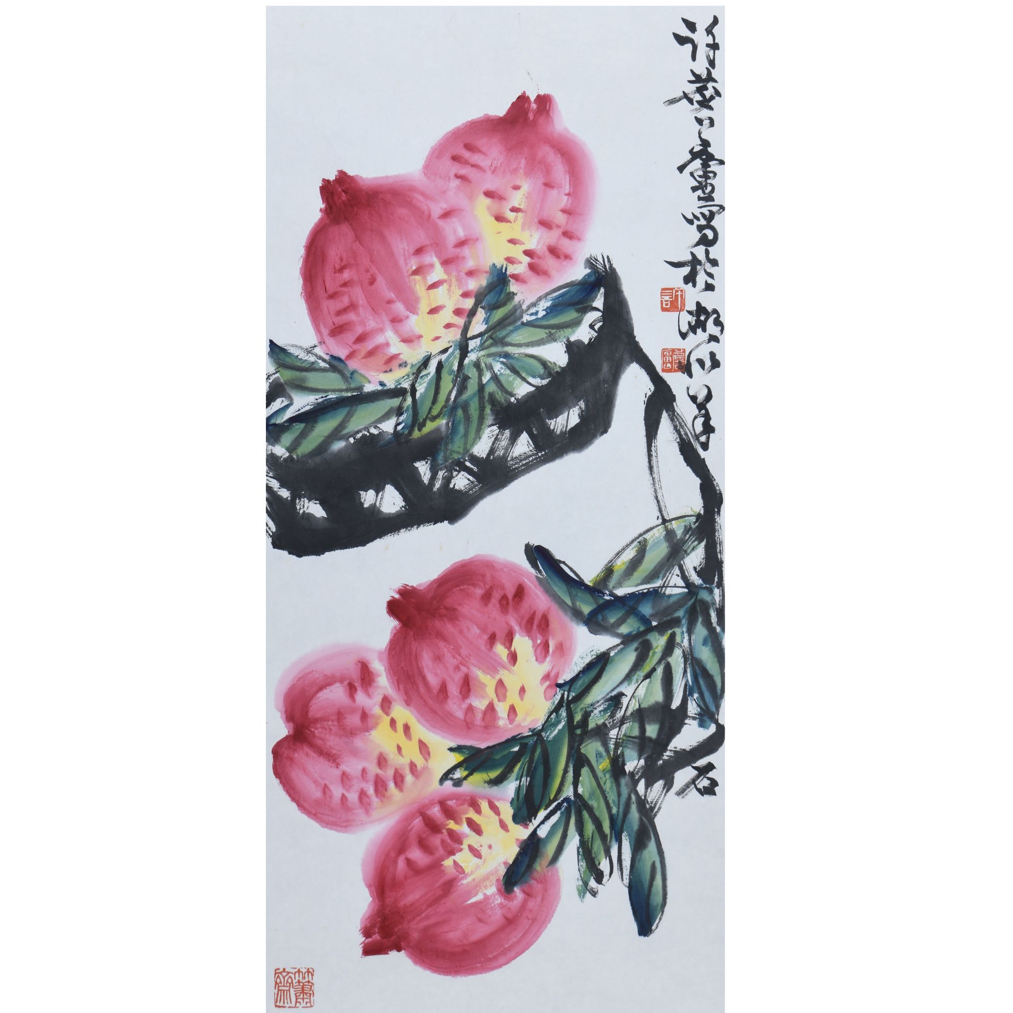 LOT.003许麟庐【寿桃】纸本镜心B0501-571预展