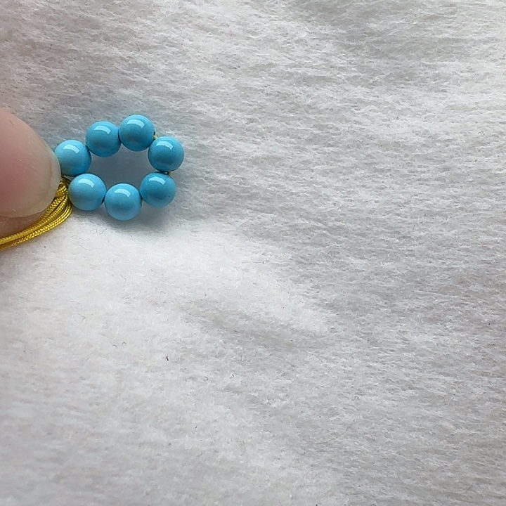 尺寸：4➕蓝圆珠（6颗）