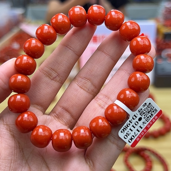 南红玛瑙多样性发一，卡11mm未镶嵌