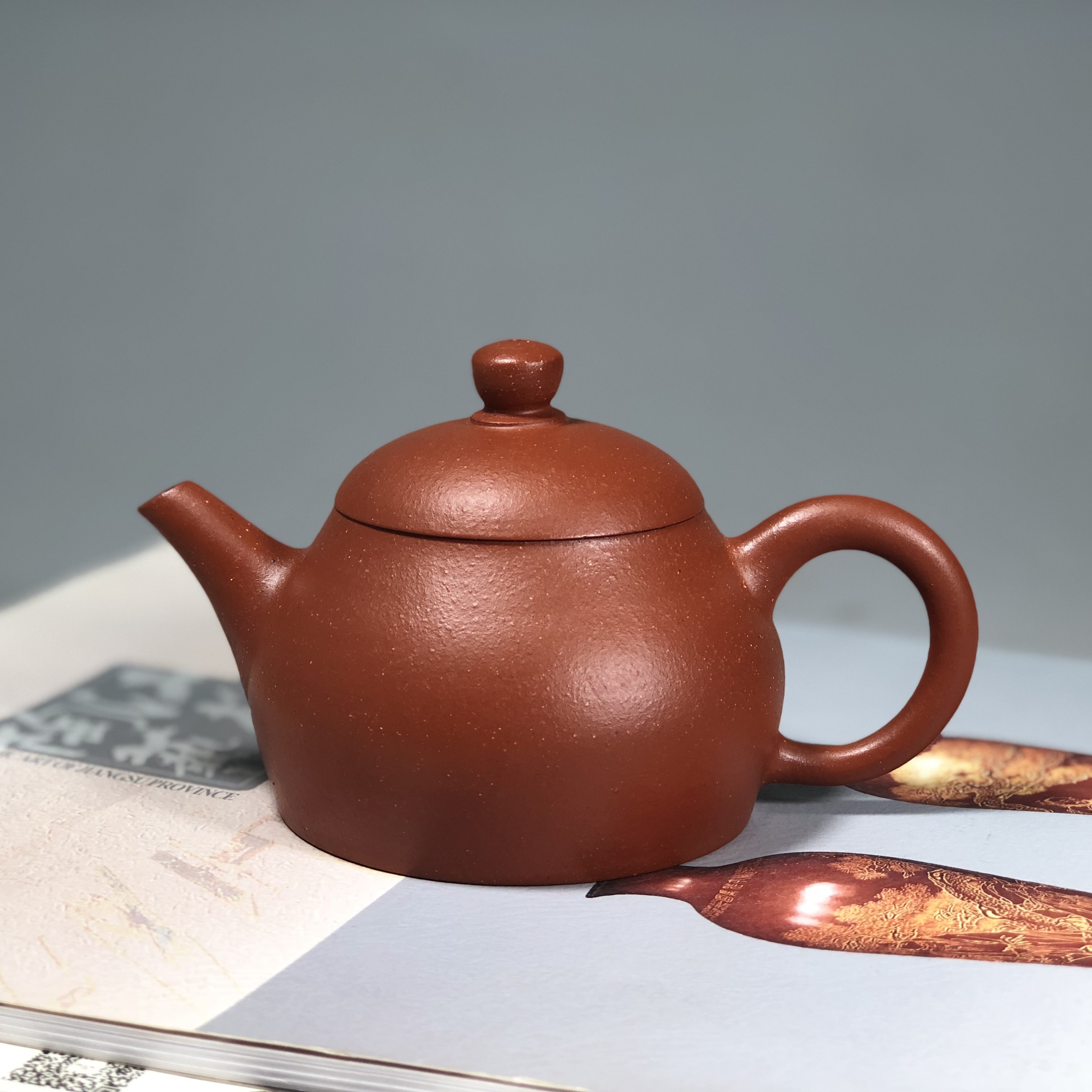 宜兴紫砂壶 高梨 全手工160cc朱泥原矿家用泡茶功夫茶茶具