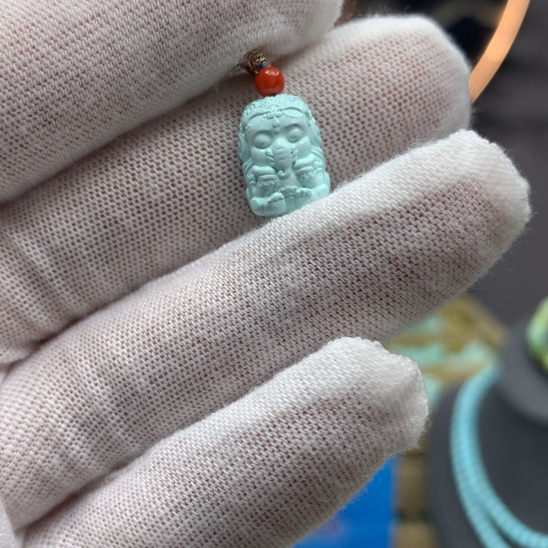 绿松石挂件未镶嵌