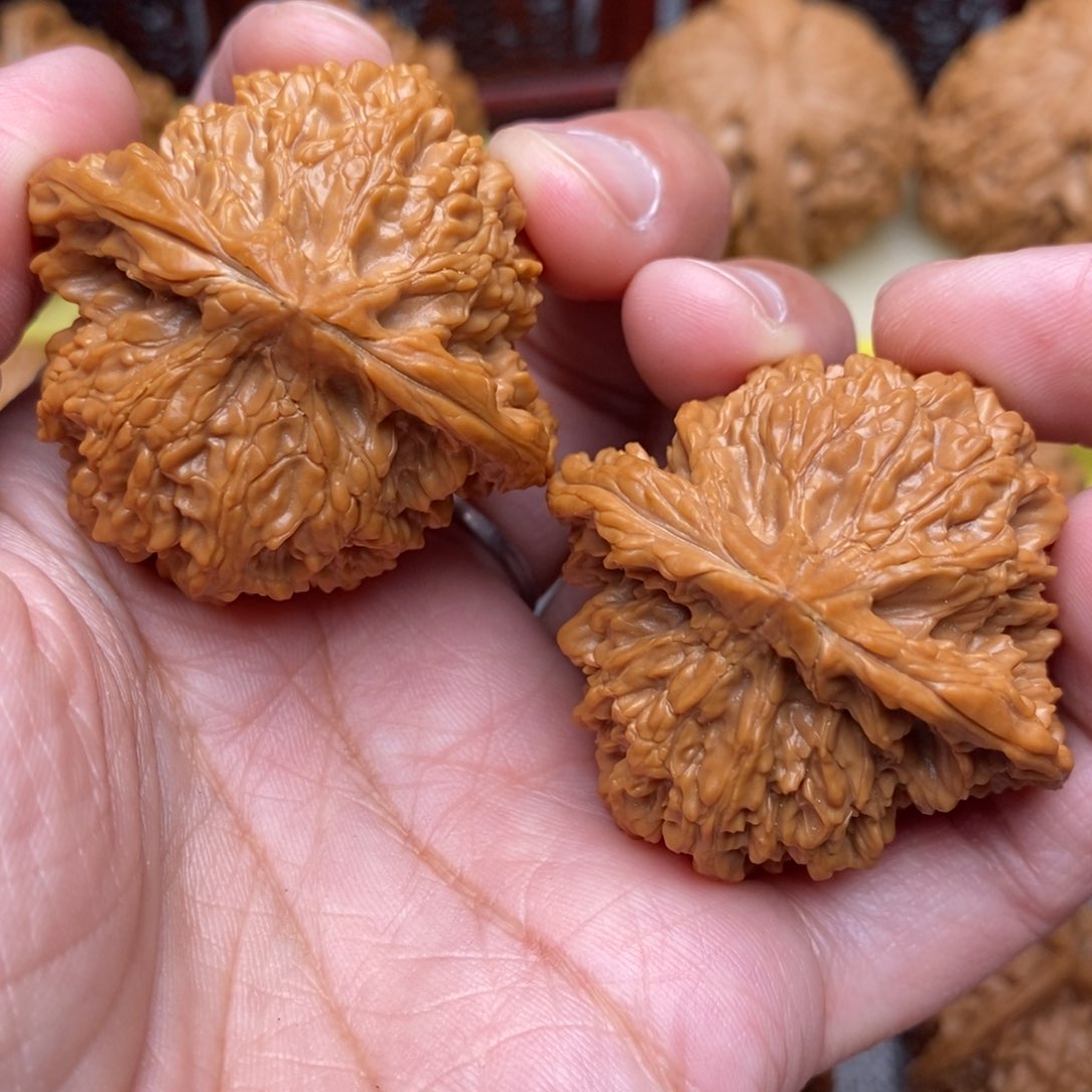 文玩核桃把件全品毕业满天星42.5尺