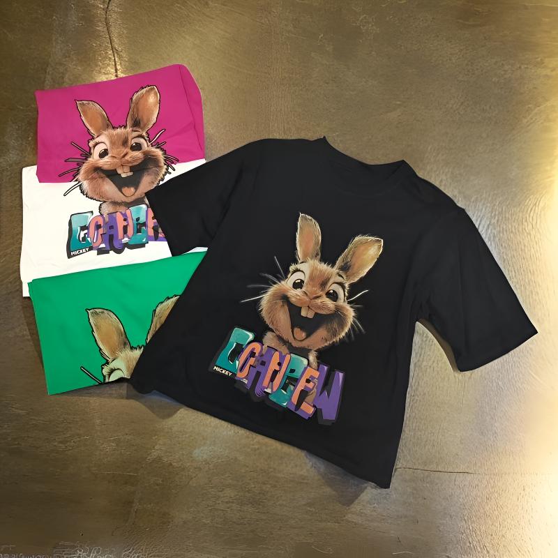 6628（飞儿同款）夏季薄款短袖t恤时尚春游出行