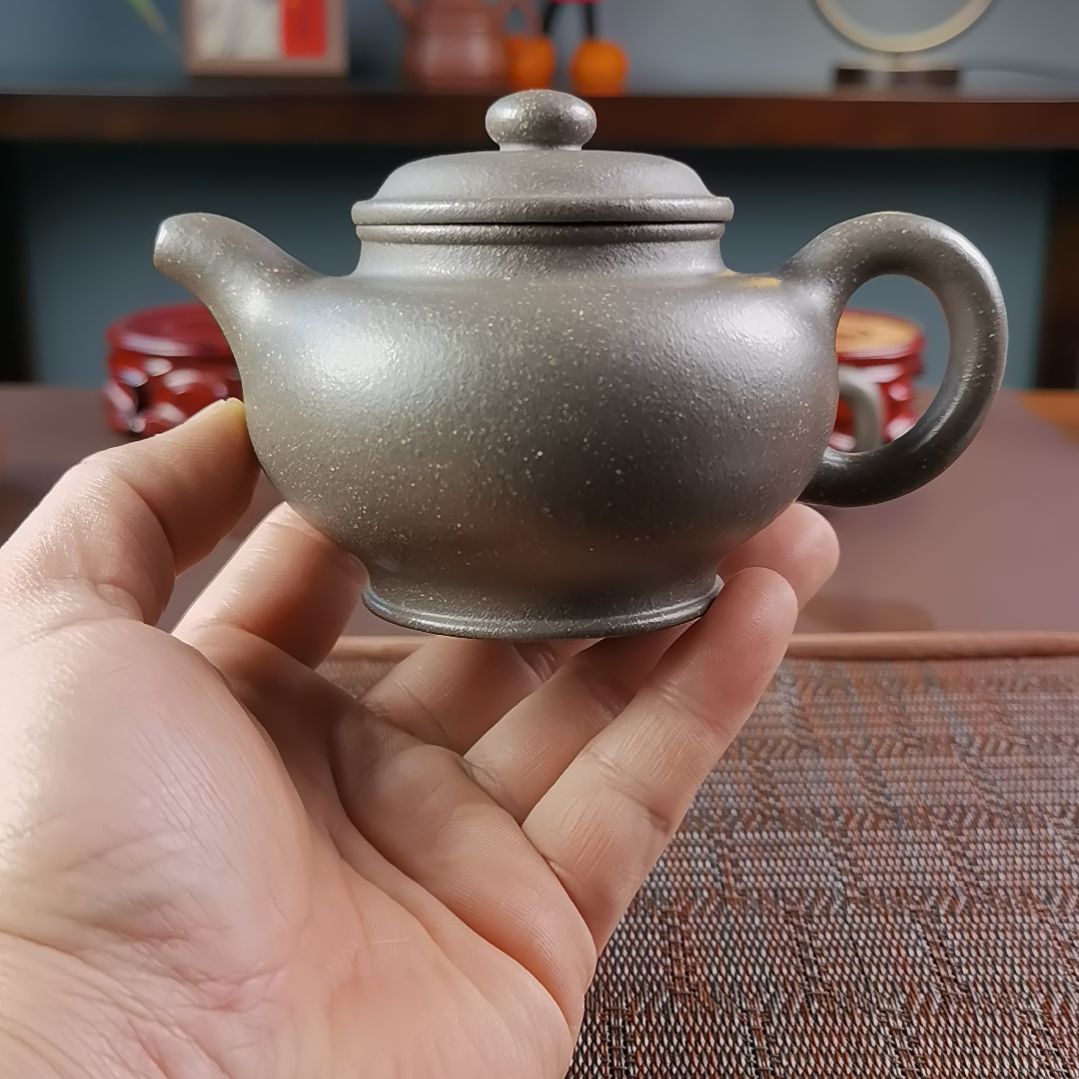 紫砂茶壶梨皮天青大亨掇只260CC国工