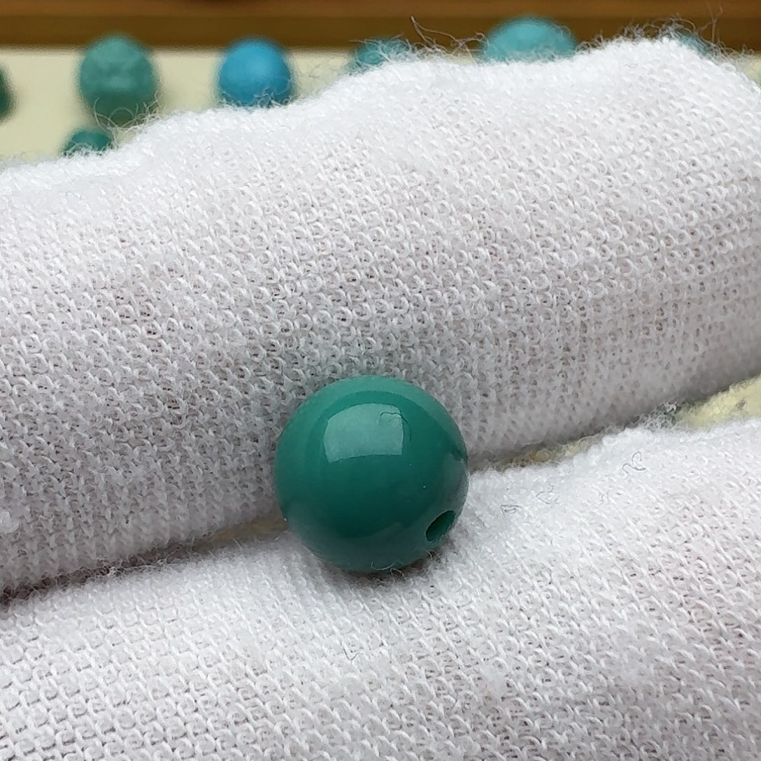 昇***绿松石未镶嵌圆珠