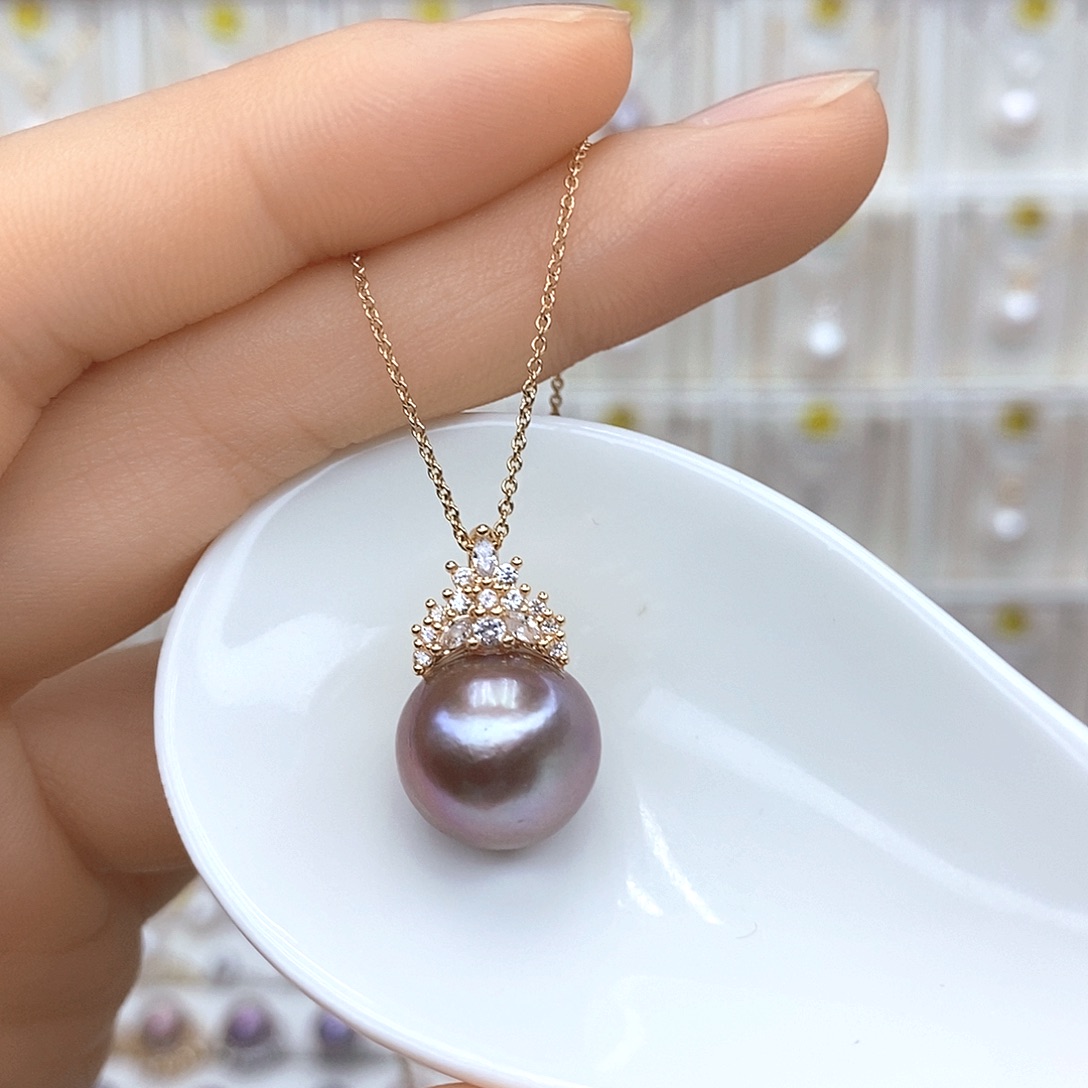 淡水珍珠合金颈饰