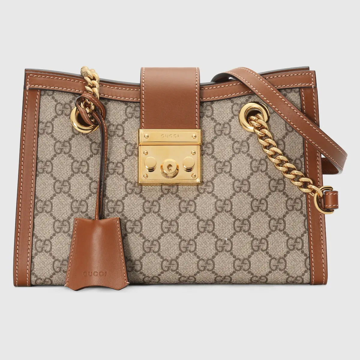 99新 GUCCI/古驰 Gucci古驰经典padlock链条包 6492