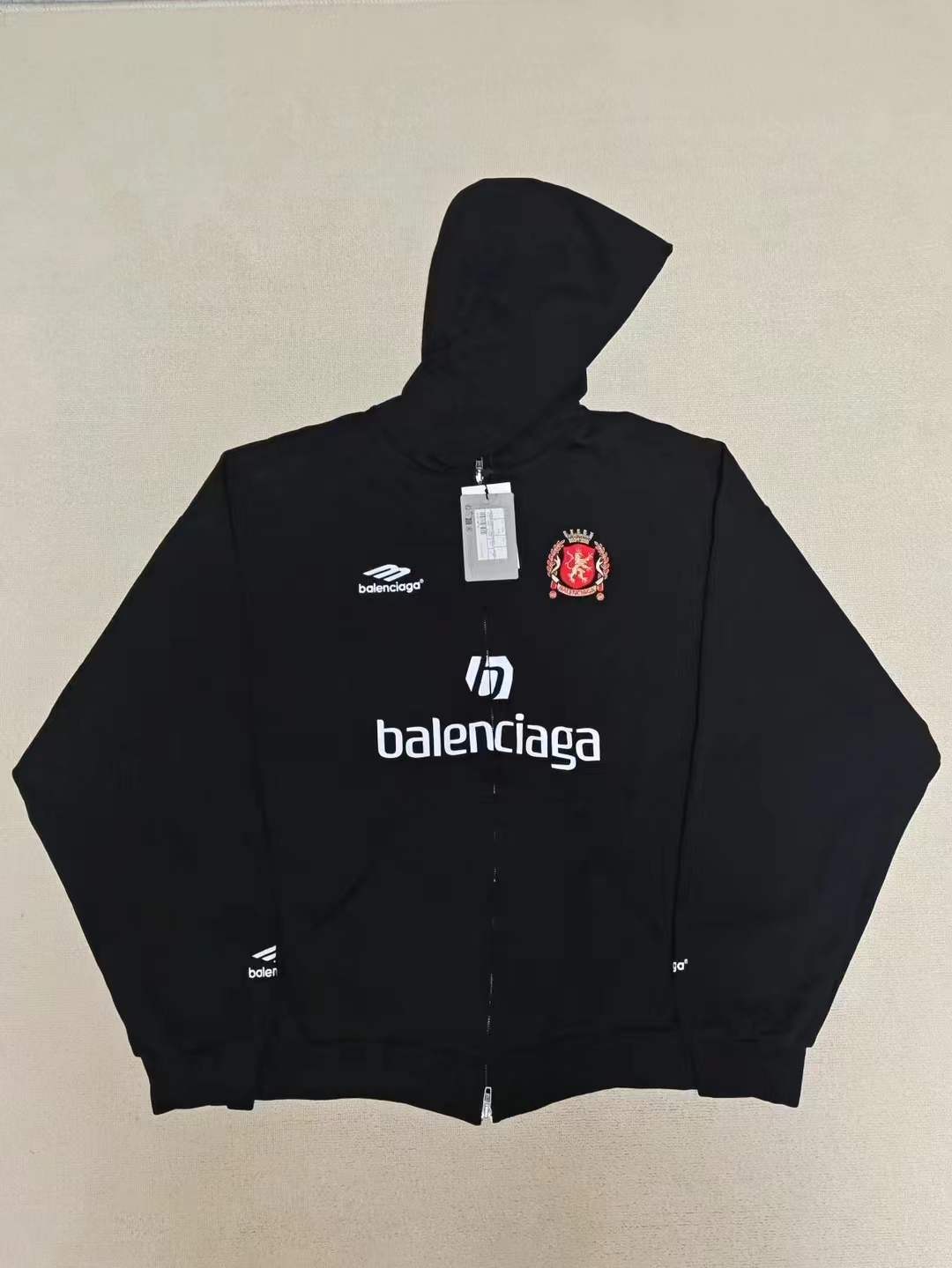 全新未使用 Balenciaga/巴黎世家 M码 曼联3Bsports拉链卫衣外套