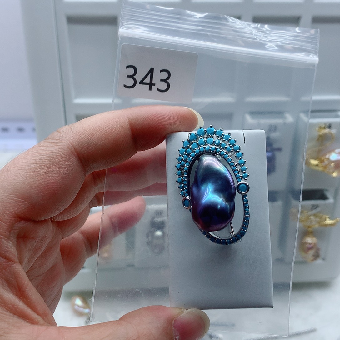 淡水珍珠合金吊坠(不含链)