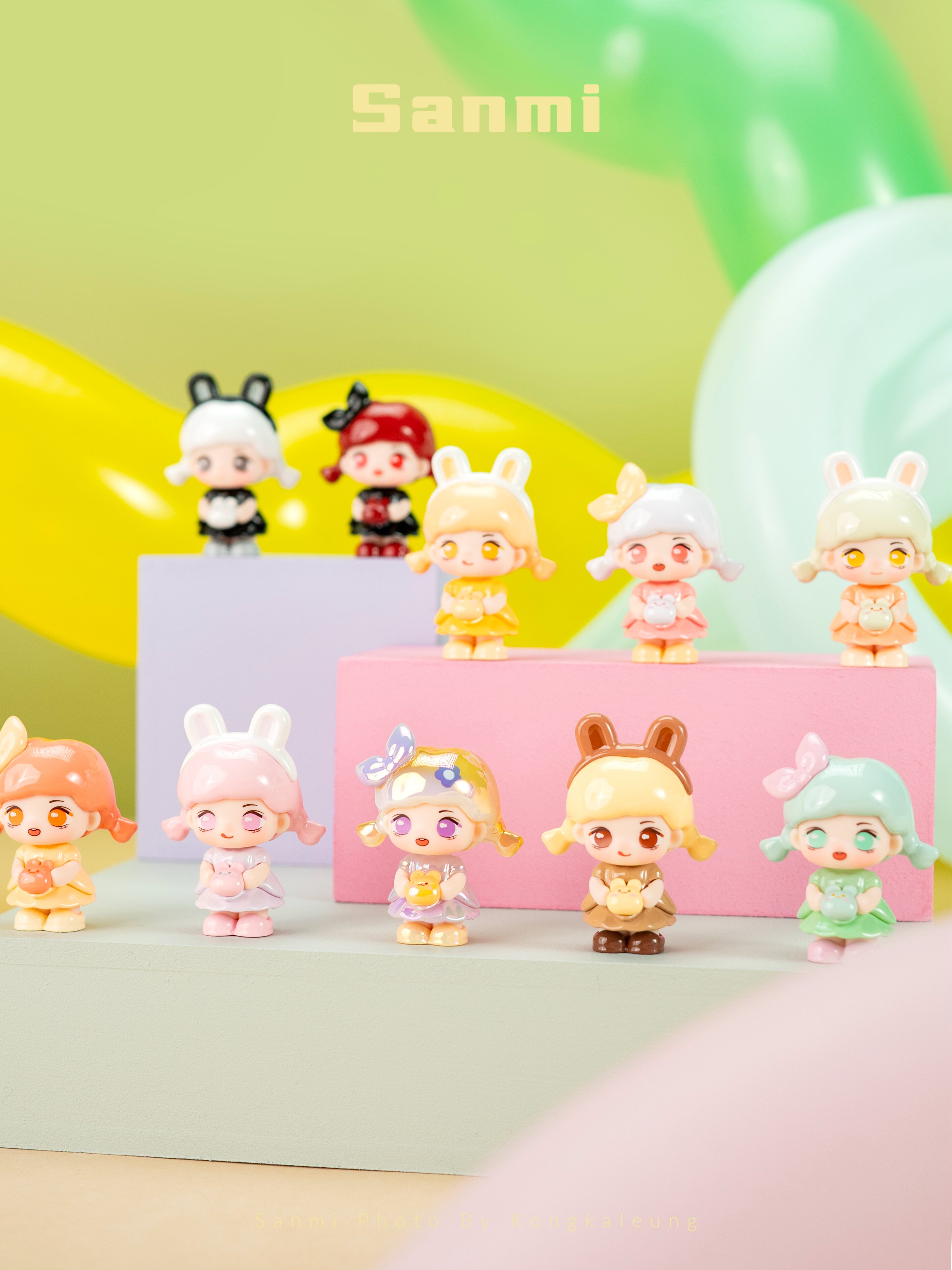  【拆盒】Sanmi三咪兔之梦想成真萌粒盲盒潮玩
