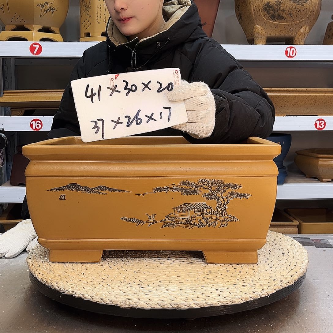 紫砂花盆紫砂花盆